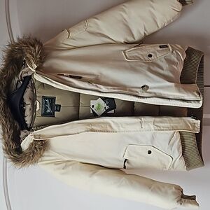 Woolrich Down Bomber Hooded Jacket